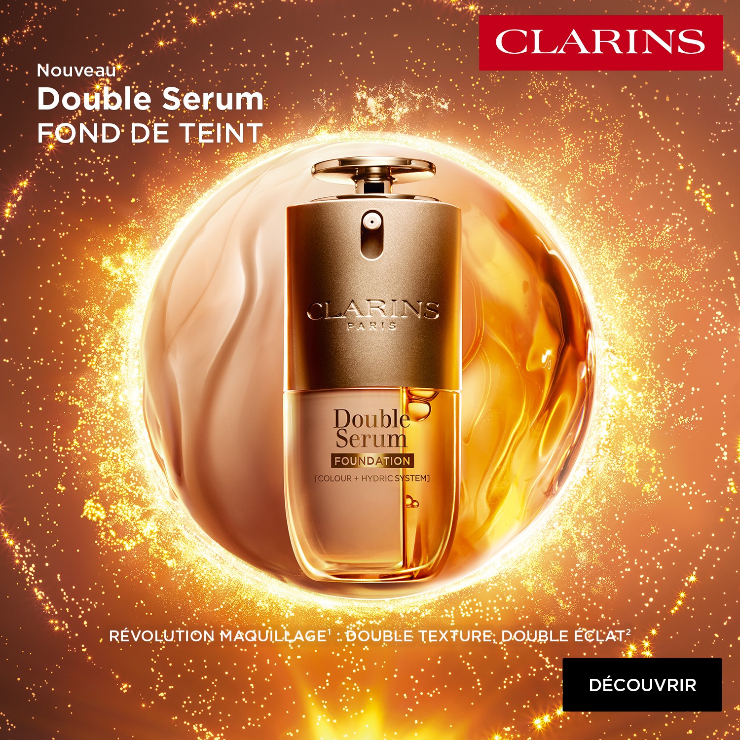 Clarins - Nouveaut&eacute; Double S&eacute;rum Teint&eacute;